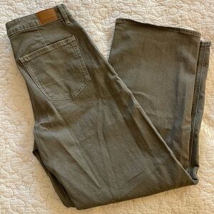 AE Stretch High-Waisted Stovepipe Jean 12 LONG